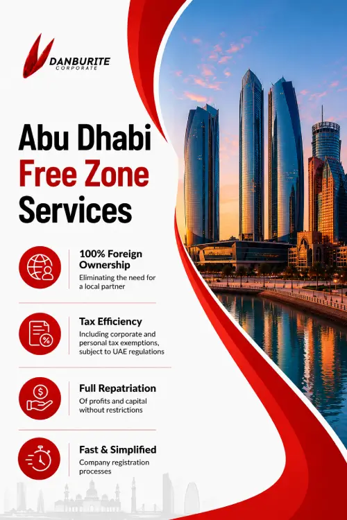 Abu Dhabi Free Zone company setup support