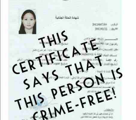 How To Get Police Clearance Certificate In UAE