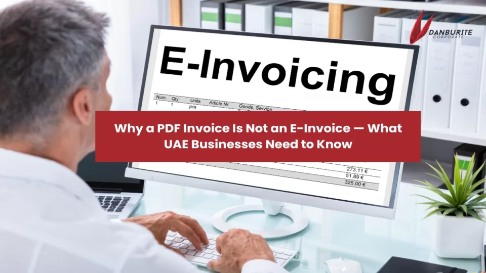 Why a PDF Invoice Is Not an E-Invoice — What UAE Businesses Need to Know