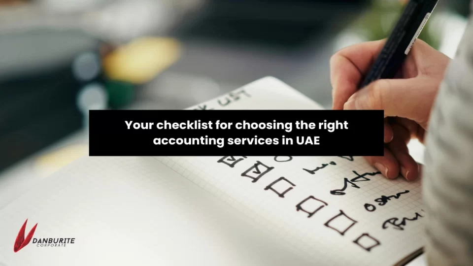 Your checklist for choosing the right accounting services in UAE